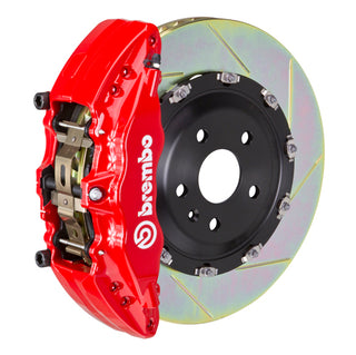 Brembo GT 6-Piston Front Big Brake Kit (Red, T1 Slotted): Jeep Grand Cherokee 2022 - 2025 (All Models, Including L)