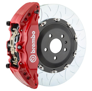 Brembo GT 6-Piston Front Big Brake Kit (Red, T3 Slotted): Jeep Grand Cherokee 2022 - 2025 (All Models, Including L)