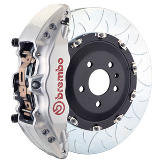 Brembo GT 6-Piston Front Big Brake Kit (Silver, T3 Slotted): Jeep Grand Cherokee 2022 - 2025 (All Models, Including L)