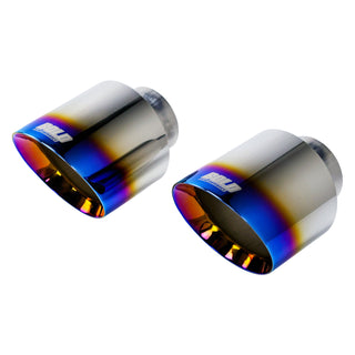 Remark x BOLD 5in Exhaust Tips (Pair) - Titanium Burnt: Dodge Charger 5.7L Hemi, 6.2L Hellcat, 6.4L 392 2015 - 2023