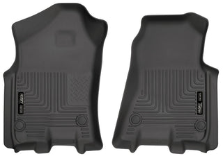 Husky Liners Black Front Row WeatherBeater Floor Liners: Ram 1500 2019-2025