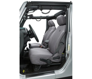Bestop Front Seat Covers Charcoal: Jeep Wrangler JK 2013-2018 3.6L V6