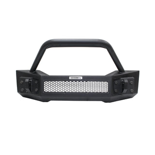 Go Rhino Rockline Front Stubby Bumper w/ Overrider: Fits Most Jeep Wrangler / Gladiator Models (2007-2026)