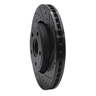 DFC 11-22 Dodge Durango Front Right Drilled & Slotted Black Brake Rotor – Precision-Cut and Durable OEM Replacement