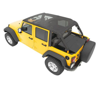 Bestop Safari Cable Bikini Mesh Top (F&R): Jeep Wrangler JK 2010-2018 3.6L