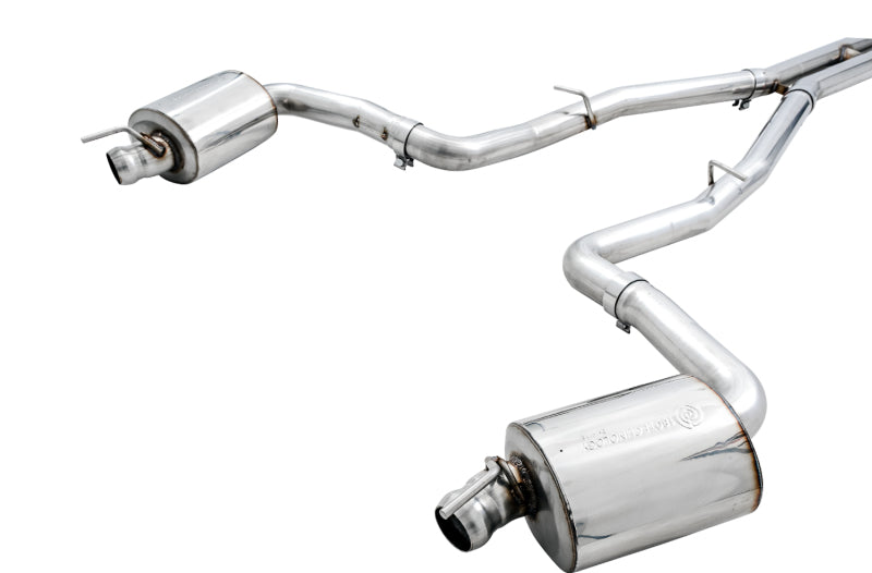 AWE Touring Edition Cat-Back Exhaust (Reuses OEM Tips): Dodge Challenger 2015 - 2023 (6.4L 392 & 6.2L Hellcat)