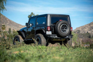 DV8 Offroad Full-Width Rear Bumper (REAR): Jeep Wrangler JK 2007-2018 3.8L/3.6L V6