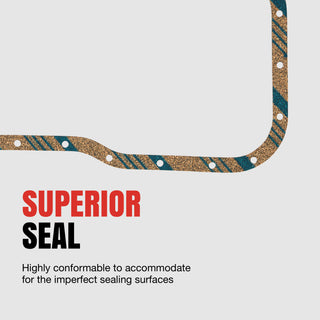 Fel-Pro Jeep Grand Cherokee Engine Oil Pan Gasket Set 14 Bolt Hole One Piece Gasket