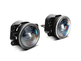 Raxiom Axial Series LED Fog Lights (FRONT): Fits Most Jeep Wrangler JK/JL Models (2007-2026)