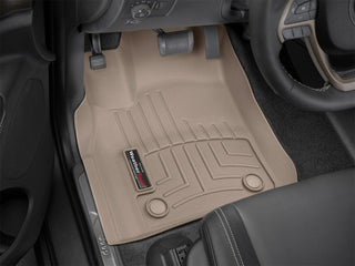 WeatherTech Front FloorLiner (Tan): Fits Most Dodge Durango (2011-2026) / Jeep Grand Cherokee (2011-2026) Models