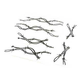 Rugged Ridge Side Decals Pair Barbed Wire: Jeep Wrangler 2007-2018 3.8L/3.6L V6 / 2.0L Turbo