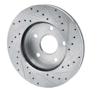 R1 Concepts Drilled & Slotted Brake Rotor (FRONT LEFT): Jeep Grand Cherokee 1999-2004 2.5L/4.0L