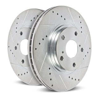 PowerStop Evolution D&S Rotor Pair (REAR): Jeep Wrangler 2007-2018 3.6L/3.8L V6