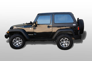 DV8 Offroad 2 Piece Fast Back Hard Top 2 Door: Jeep Wrangler JK 2007-2018