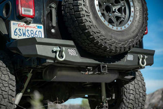 DV8 Offroad Full-Width Rear Bumper (REAR): Jeep Wrangler JK 2007-2018 3.8L/3.6L V6