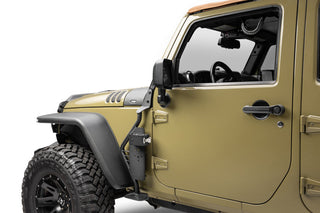 Go Rhino Front Fender Jack Mount for Hi-Lift Jack: Fits Most Jeep Wrangler Models (2007-2018) - Textured Black