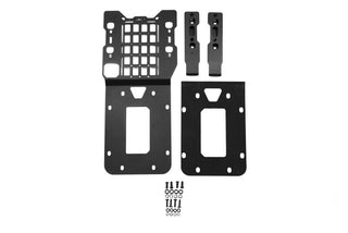 DV8 Offroad Tailgate Reinforcement Molle Panel: Jeep Wrangler JK 2007-2018 3.8L/3.6L V6/2.0L Turbo - Black
