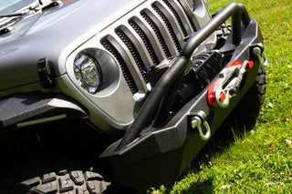 Fishbone Offroad Mid-Width Winch Front Bumper: Jeep Gladiator (20-24) / Wrangler (18-24)