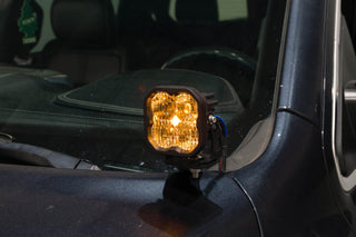 Diode Dynamics Stage Series Ditch Light Kit Yellow Pro Combo: Fits Ram 1500 2019-2024 6.2L/5.7L