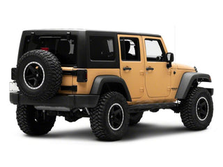 Raxiom Axial Series Trident LED Tail Lights: Fits Most Jeep Wrangler Models (2007-2018) - Black Housing/Smoked Lens