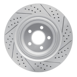 DFC 05-23 Chrysler 300 Rear Left Drilled & Slotted Geoperformance Rotor - Part Number 830-39020L