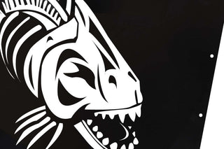 Fishbone Offroad Black Hood Louver: Jeep Wrangler (07-17) / JK (18)