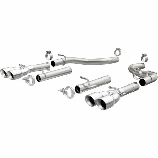 MagnaFlow Race Series Axle-Back Performance Exhaust System: Dodge Challenger 2015 - 2017 w/ Quad Split 3.5in Tips