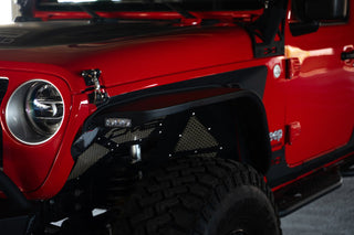 DV8 Offroad Slim Steel Fender Flares: Fits Most Jeep Wrangler / Gladiator Models (2018-2026)