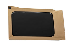 Bestop OE Replacement Quarter Window Tan Twill Tinted (LH REAR): Jeep Wrangler JL 2018-2025