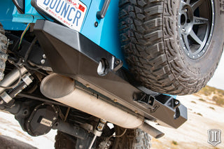 ICON Pro Series 2 Rear Bumper (REAR): Jeep Wrangler JK 2007-2018 w/ Hitch and Tabs