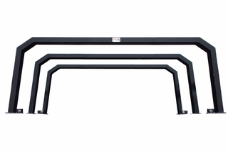 Fishbone Offroad Black Powdercoated Full Tackle Bed Rack: Jeep Gladiator 2020-2024