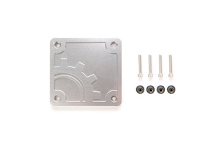 BuiltRight Industries 2020 Jeep Gladiator Bed Plug Plate Cover (Alum) - Silver