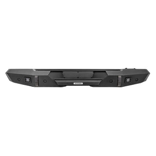 Go Rhino Trailline One-Piece Rear Straight Bumper (REAR): Fits Most Jeep Wrangler Models (2007-2026) - Black Powder Coat