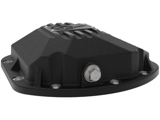 aFe Street Series Diff Cover Machined Fins: Jeep Wrangler 1997-2018 2.5L/3.6L w/ Gear Oil - Black