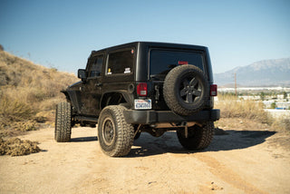 DV8 Offroad Body/Pinch Weld Side Steps (LH/RH): Jeep Wrangler JK 2007-2018 3.8L/3.6L V6