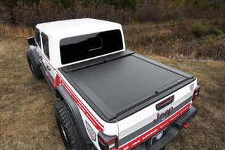 Roll-N-Lock M-Series Retractable Tonneau Cover for 2018-2026 Jeep Gladiator w/ Trail Rail System - 5 Ft Bed