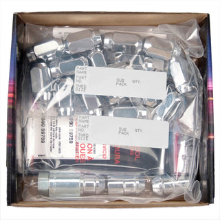 McGard Jeep Wrangler Hex Install Kit Cone 1/2-20 13/16 Hex 18 Lug / 5 Locks Chrome: Jeep Wrangler 1991-2018 2.5L / 3.6L