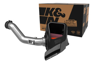 K&N NextGen Aluminum Cold Air Intake: Dodge Durango 2016-2026 / Jeep Grand Cherokee 2016-2022 3.6L V6