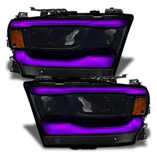 Oracle 19-21 Dodge RAM 1500 RGB+W Headlight DRL Kit - Reflector LED Headlights -