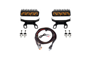 Diode Dynamics SS6 Sport LED Kit Yellow Driving: Ram 1500 2013-2018 5.7L/3.6L