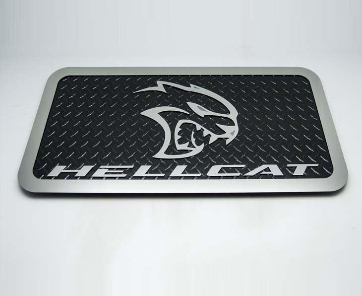 American Car Craft HELLCAT Diamond Plate Car Show Display: Dodge Challenger 2015 - 2023