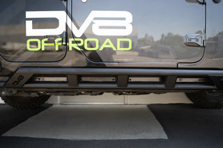 DV8 Offroad FS-15 Series Rock Sliders (SIDE): Jeep Wrangler JL 2018-2026 6.4L 392/3.6L V6
