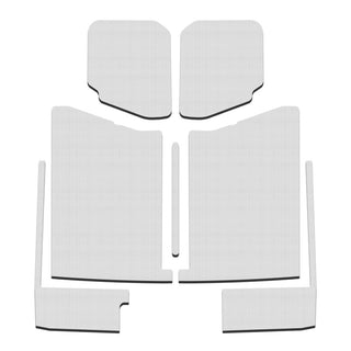 DEI 20-22 Jeep Gladiator JT 4-Door Boom Mat Complete Headliner Kit - 7 Piece - White