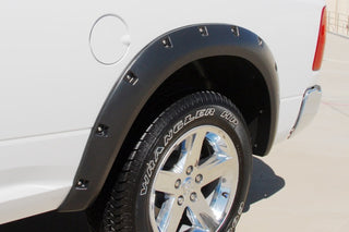 LUND RX-Rivet Smooth Elite Fender Flares: Fits Ram 1500/2500/3500 2010-2024 3.0L/5.7L
