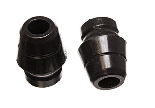 Energy Suspension Front Bump Stop Set Black (FRONT): Fits Dodge Ram / Jeep Wrangler 1991-2018 w/ 2 pcs