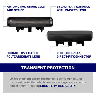 FORM Lighting LED 3rd Brake Light: Jeep Wrangler 2018-2025