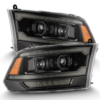 AlphaRex LUXX LED Projector Headlights (Alpha-Black): Dodge Ram 2009 - 2018 (1500, 2500 & 3500)