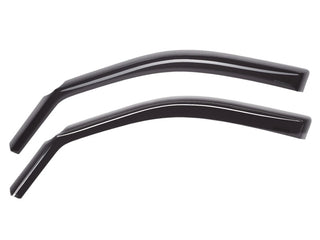 WeatherTech Front Side Window Deflectors Matte Black (FRONT): Jeep Gladiator / Wrangler 2020-2026 3.6L/3.0L