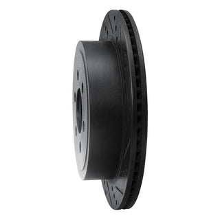 DFC 03-03 Dodge Durango Rear Right Drilled & Slotted Black Brake Rotor