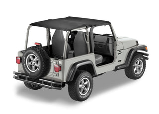 Bestop Header Safari Bikini Black Diamond (F&R): Jeep Wrangler TJ 2003-2006 4.0L